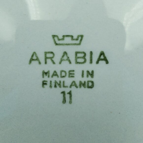Arabia of Finland Green Thistle Fruit Dessert Sauce Berry Bowls - Picture 3 of 6